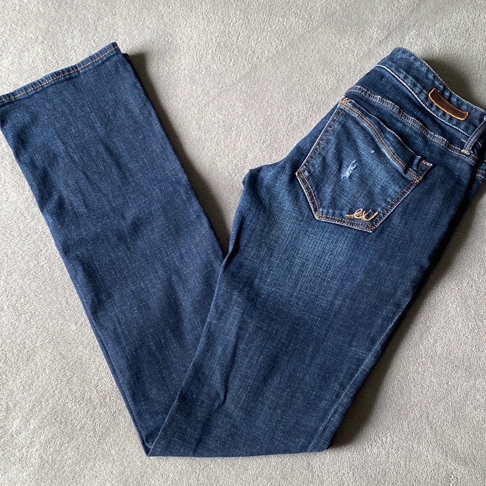 6 Long EXPRESS Barely Boot Stella Low-Rise Jeans
